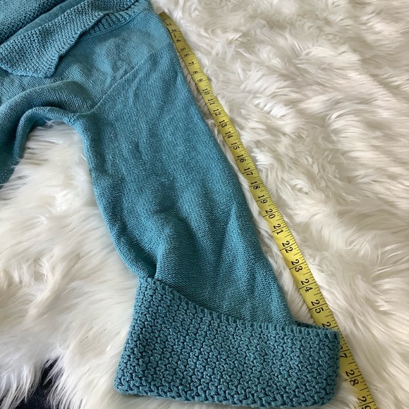 Willow Sweater XL Raglan Cardigan Big Button 100% Cotton Knit Vintage USA Made - Picture 10 of 12